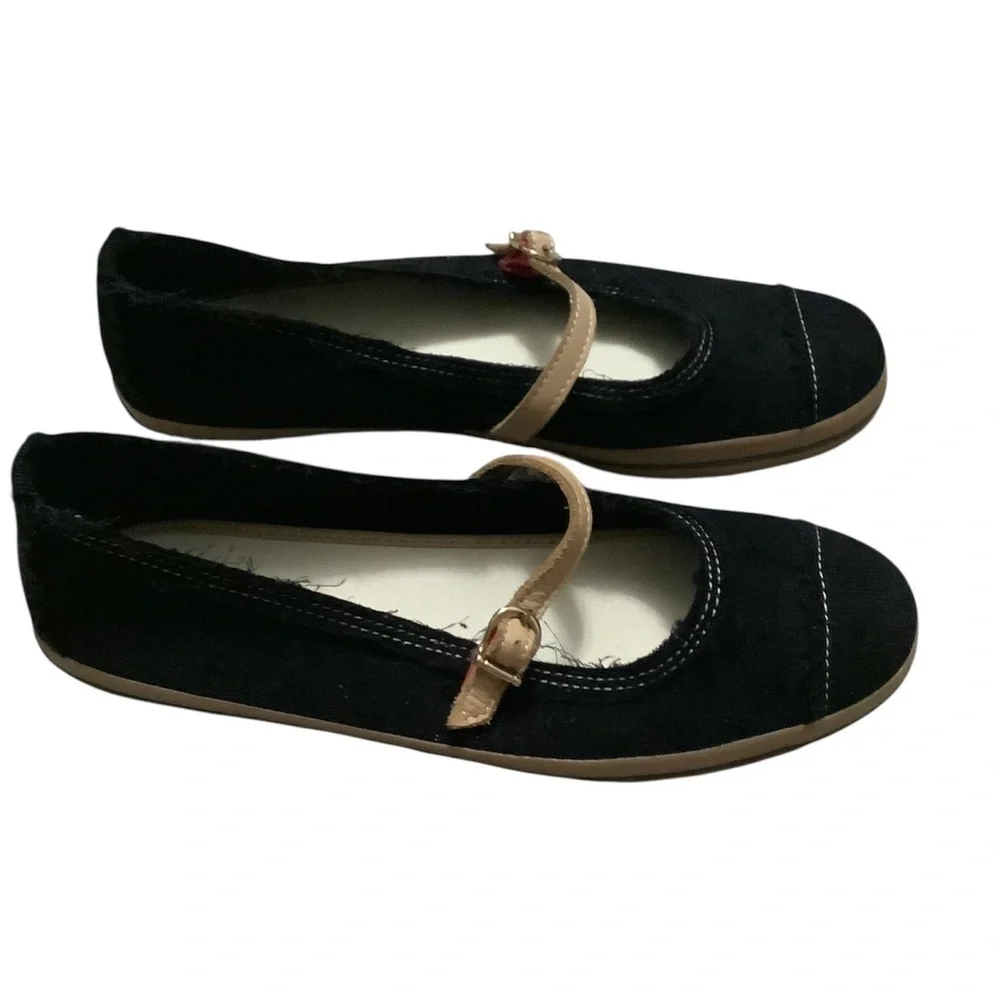 Kate spade black corduroy Mary Jane women’s flats